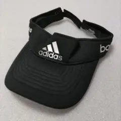 adidas アディダス　ゴルフサンバイザー　ブラック