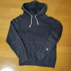 Champion ネイビー フード付き スウェット XL