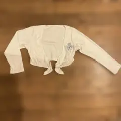 ホワイト刺繍クロップドトップ