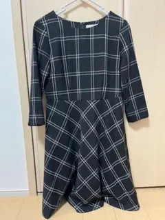 anysis フレアワンピース チェック