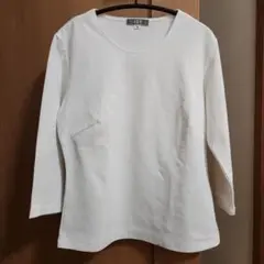 IST ホワイト 七分袖 Tシャツ S カットソー