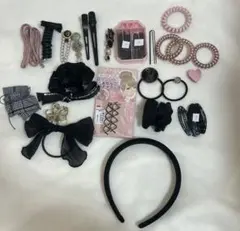 ヘアアクセサリー　まとめ売り　ヘアアレンジ　　ヘアゴム・ヘアピン・カチューシャ
