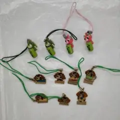 おーい お茶 お茶犬 お茶猫ストラップ お茶犬ステンドグラス風 ストラップ