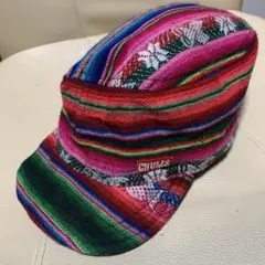 【期間限定価格】CHUMS マルチカラー ストライプ ワークキャップ