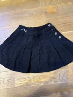 JENNI 黒のプリーツスカート 130cm