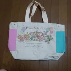 ダッフィアンドフレンズ　トートバッグ　ディズニー　Disney