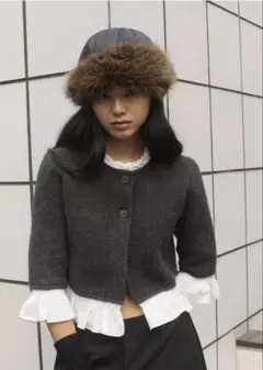 ZARA ザラ ZARA ポプリンコンビニットジャケット - メルカリ