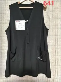 No.641 夏用ベスト　黒