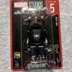 マーベル　ハッピーくじ　ベアブリック NICK FURY 【新品未使用】