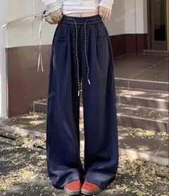 ネイビー スウェットパンツ