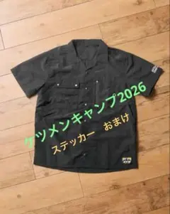 ケツメンキャンプ　KETSUMEN SHORT SLEEVE SHIRT 黒　L ケツメンキャンプ KETSUMEN SHORT SLEEVE SHIRT 黒 L - メルカリ