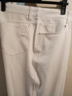 FJ フットジョイ ホワイト ストレートレッグパンツ