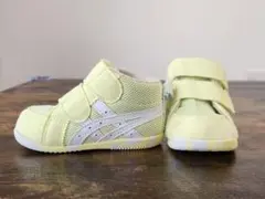 【美品】ASICS スクスク 12.0cm イエロー