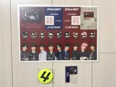 【新品】Snow Man 温故知新　特典ステッカー&アクリルスタンド&缶バッジ