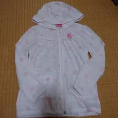 【美品】ホットビスケッツ 花柄 パーカー 上着 120