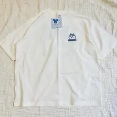 ち*ら様 【ちいかわ】コラボ ハチワレ 今って朝‥？ オーバーサイズTシャツ ホのサムネイル