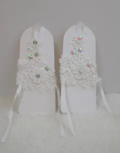 SALE)ショート丈フィンガーレスウエディンググローブ