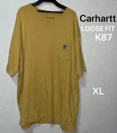 Carhartt ルーズフィット XL カーハート ポケットTシャツ K87のサムネイル