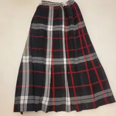 アーバンリサーチ チェック柄プリーツロングスカート