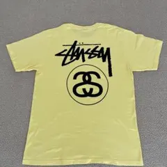 Stüssy Tシャツ イエロー ロゴプリント