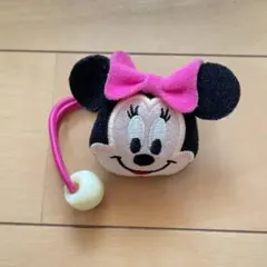 【ミニー】 完売品 ヘアゴム お顔 ダイカット マスコット