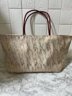 名古屋帯　ハンドメイド　リメイク　トートバッグ 其の363