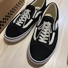 VANS V98CF V.EFCT スリッポン ブラック/ホワイト 10US