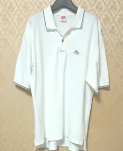 Hanes  ヘインズ  半袖ポロシャツ  白のサムネイル