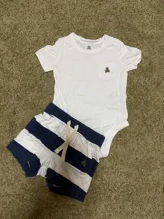 baby GAP オーガニックコットンロンパースセット 3-6ヶ月