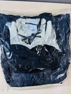 【新品タグ付】axes femme 刺繍レースワンピース 黒 M