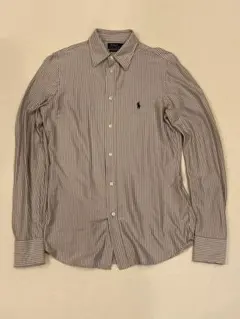 Polo Ralph Lauren ニットドレスシャツUS Mサイズグレー