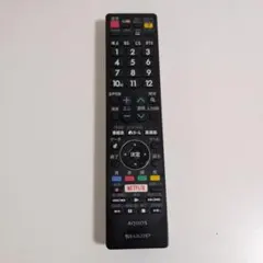 SHARP AQUOS テレビ用リモコン 本体のサムネイル