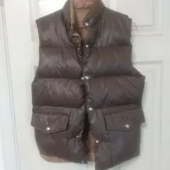 vintage 70年代 リバーシブル ダウンベスト XS