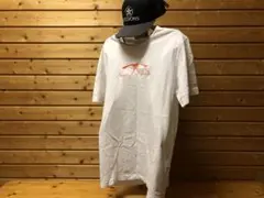 Oakley オレンジ刺繍ロゴ Tシャツ　メンズJP L