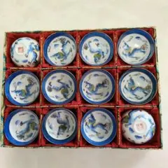 中国 景徳鎮 盃１２個セット