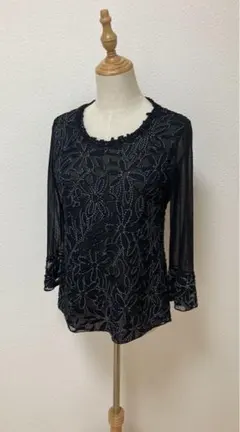 JUNKO KITO/ジュンコキトウ　日本製　シースルー　トップス　サイズ40