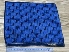 renoma タオルハンカチ（ブルー）中古送料込のサムネイル