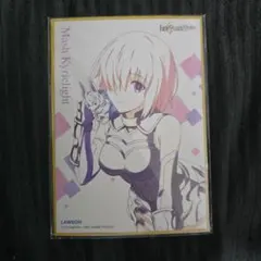 Fate/Grand Order マシュ ミニ色紙