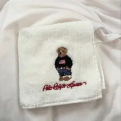 Polo Ralph Lauren ポロベア　タオル　ハンカチ　ハンドタオル　白