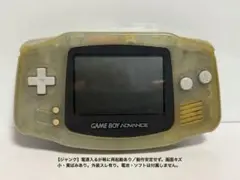 GBA AGB-001 クリア黄変 起動OK/時々再起動 ジャンク