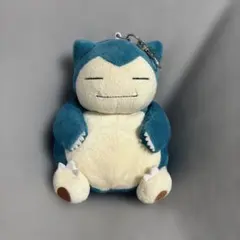 ポケモンカビゴン　ぬいぐるみパスケース　リール付き　キーホルダー