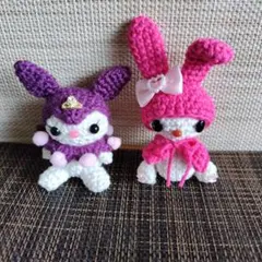 ダ*ん様 シマリスうさぎ ハンドメイド あみぐるみ シマリスうさぎとminiインコ あみぐるみ ハンドメイド - メルカリ