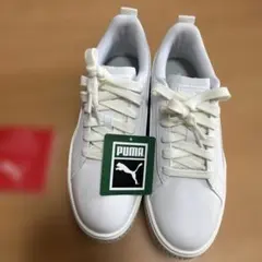 PUMA ホワイト 厚底スニーカー