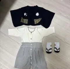 袴ロンパース 3点セット（羽織・ロンパース・足袋風靴下）男の子 70サイズ