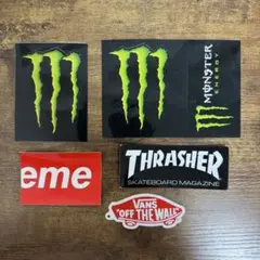 THRASHER Vans Monster ステッカーセット