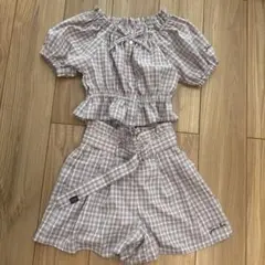 Jenni love チェック柄セットアップ