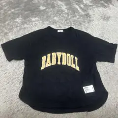 BABYDOLL 黒 ロゴ Tシャツ