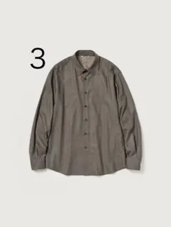 AURALEE SUPER LIGHT WOOL SHIRT