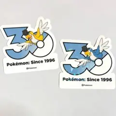 ポケモン メガフェスタ 30周年ランダムステッカー 韓国 ミズゴロウ