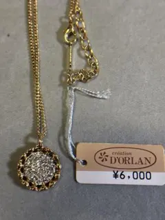 D'ORLAN ネックレス ゴールドカラー ストーン新品未使用